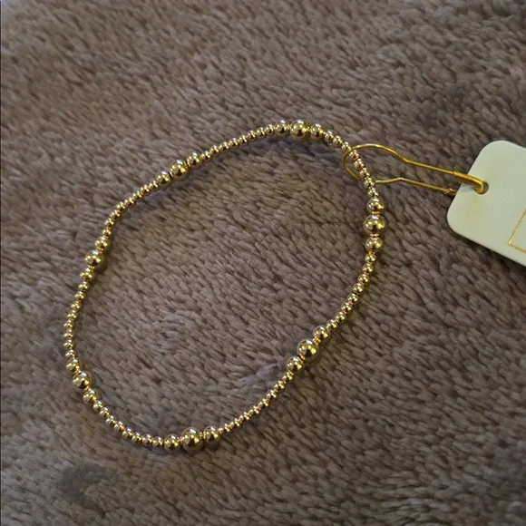 NWT Enewton - Purpose Gold 4mm Bead Bracelet - Picture 3 of 4